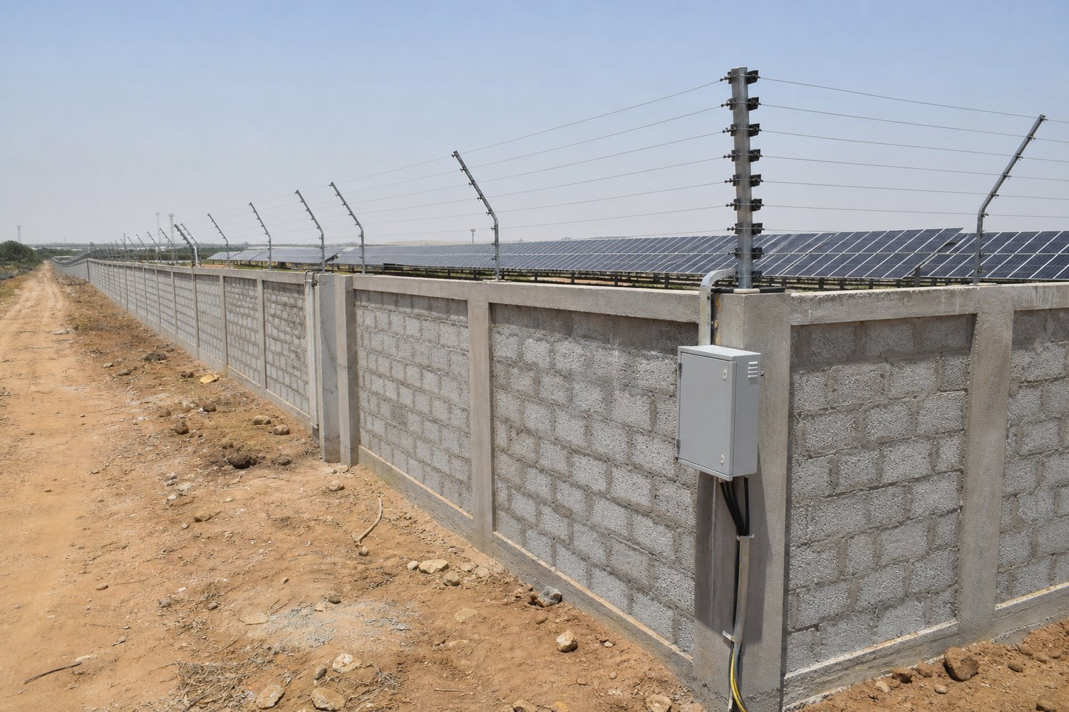 Solar park perimeter security application